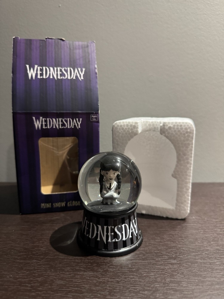 Wednesday TV Show Series 1 Collectible Mini Snow Globe- Wednesday Addams