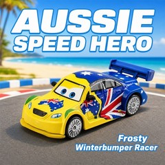 Pixar Cars 2 Movie Australian Racer – Frosty Winterbumper Die-cast Model Toy Car