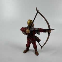 Papo Medieval Figure Knight Red Silver Archer Schleich Action Figure