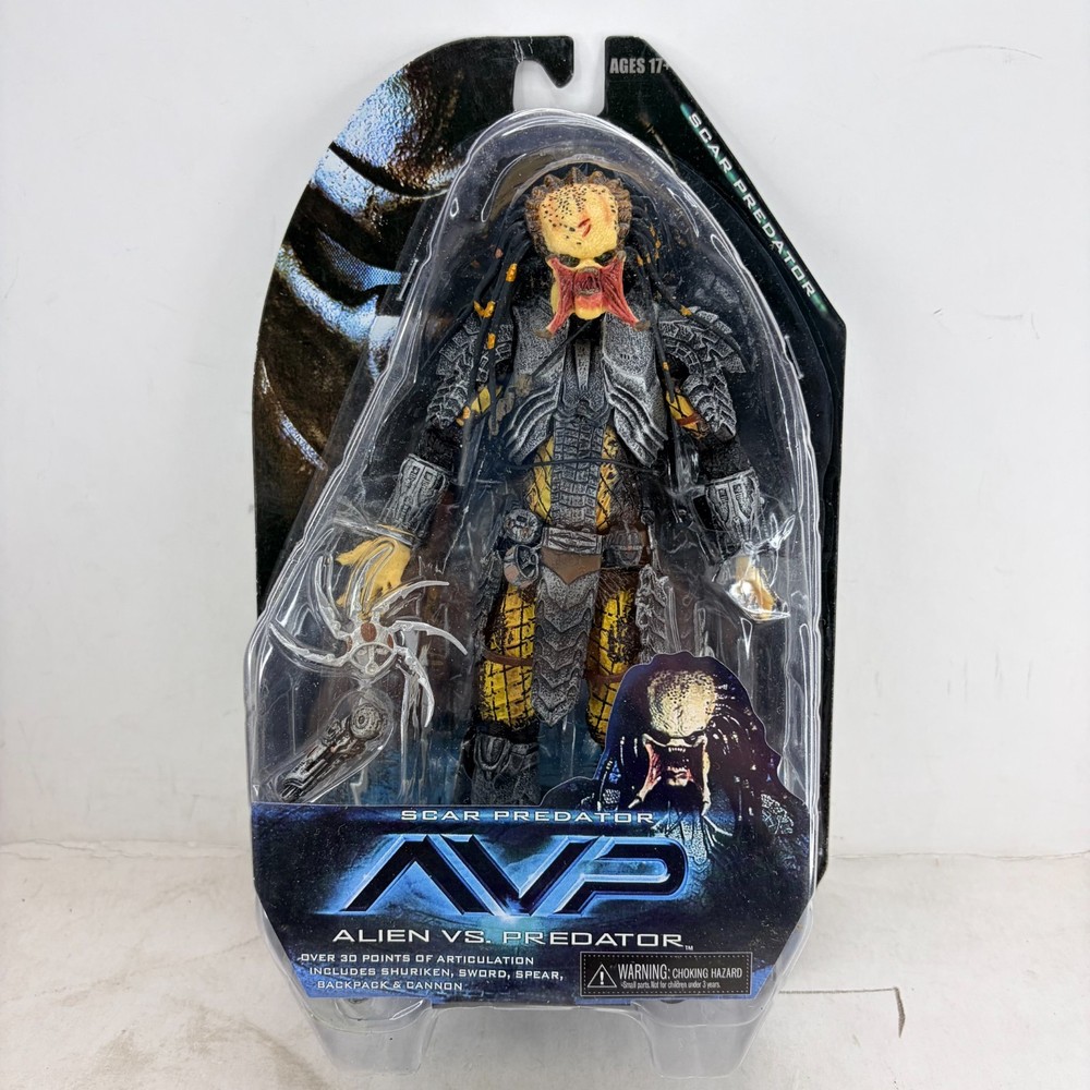 Predator Series 15 Alien Vs Predator Celtic Predator 8″ Unmasked Action Figure