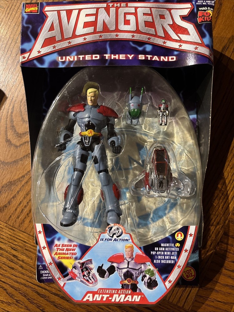 ANT-MAN – Animated The Avengers Series – 90s 1990s – Marvel – ToyBiz 1998