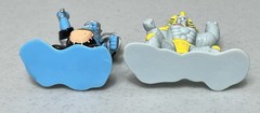 Mighty Morphin Power Ranger SQUATT & KING SPHINX Space Alien 1993 Vtg Figure Lot