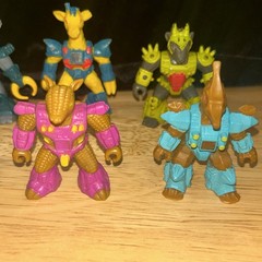 Battle Beast Lot Of 12 1987 Takara Pirate Wolf Armored Armadillo Knight Owl