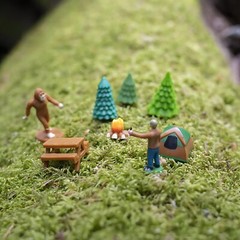 Mini Bigfoot Basecamp Diorama Set