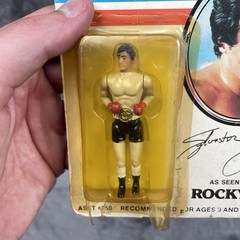 Vintage ERTL Super Stars ROCKY III 3 DieCast Metal 3” Action Figure Die Cast