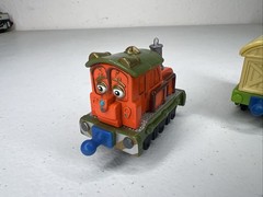 Chuggington Die-Cast Calley w/ Box Car Learning Curve Die Cast Train Engine 2010