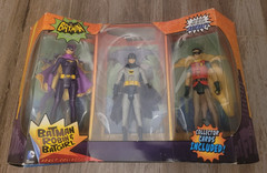 Mattel Batman Classic TV Series Batman Robin & Batgirl set