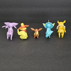 2017 Tomy Pokemon Figure Eevee Evolution Eeveelution 5 Figure Lot