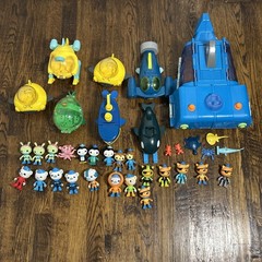 Octonauts Huge Figure and Vehicle lot Multiple Animals Sea Creatures