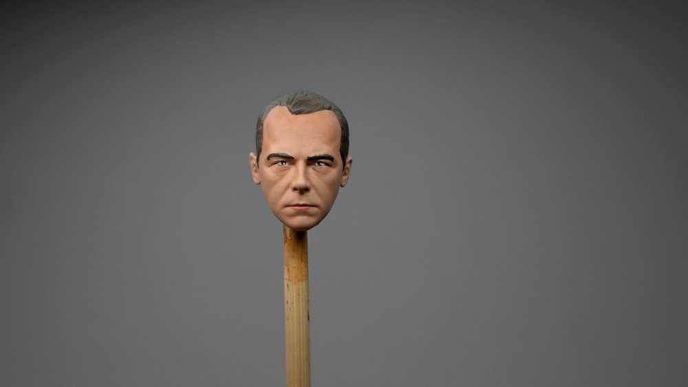 1:12 custom painted Simon Pegg, Benji from Mission Impossible head sculpt