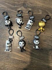 Bendy & the Ink Machine Sammy Boris Wolf Blind Bag Keychain Clips