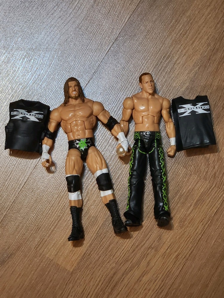 Triple H & Shawn Michaels DX WWE Elite Mattel Walgreens Exclusive 2 Figure Lot