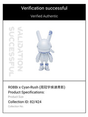 ROBBiART x ZHOUGUANYU Cyan Rush – 400%