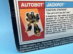 Transformers Action Masters Jackpot w/ Sights Figure Hasbro Autobot 1989