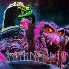 1/6 MOTU Snake Mountain Backdrop 15″x15″ – Ideal For Mondo He-Man Skeletor 12″