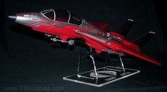 acrylic display stand for GI Joe Skystriker in flight banked mode & options