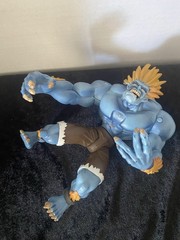 1999 Street Fighter Alpha 3 Blue Blanka Round 1 ReSaurus Action Figure