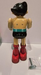 VINTAGE BILLIKEN JAPAN “MIGHTY ATOM” ROBOT TIN TOY ASTRO BOY WIND-UP