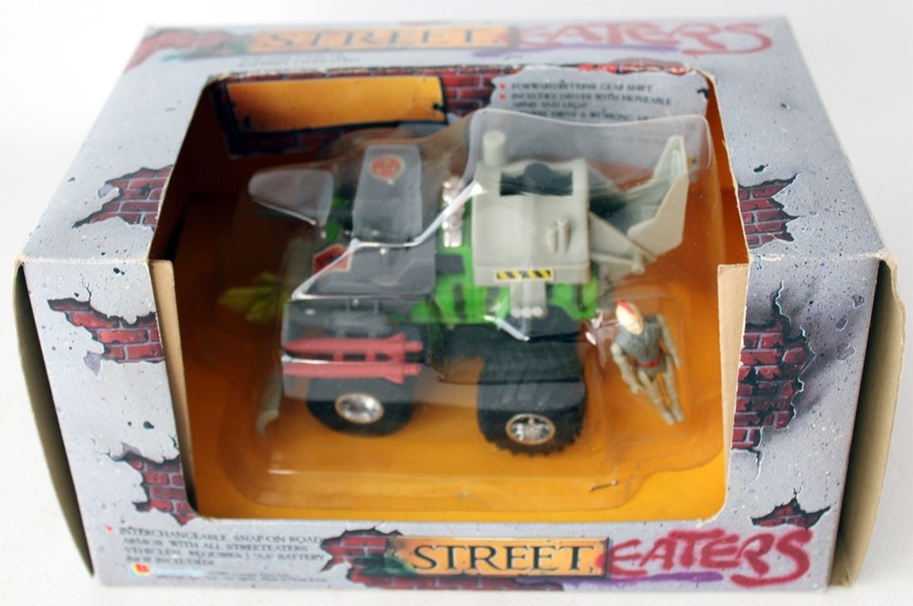Rare Vintage 1987 Street Eaters Alley Cat + Figure Lanard Toys New Sealed !