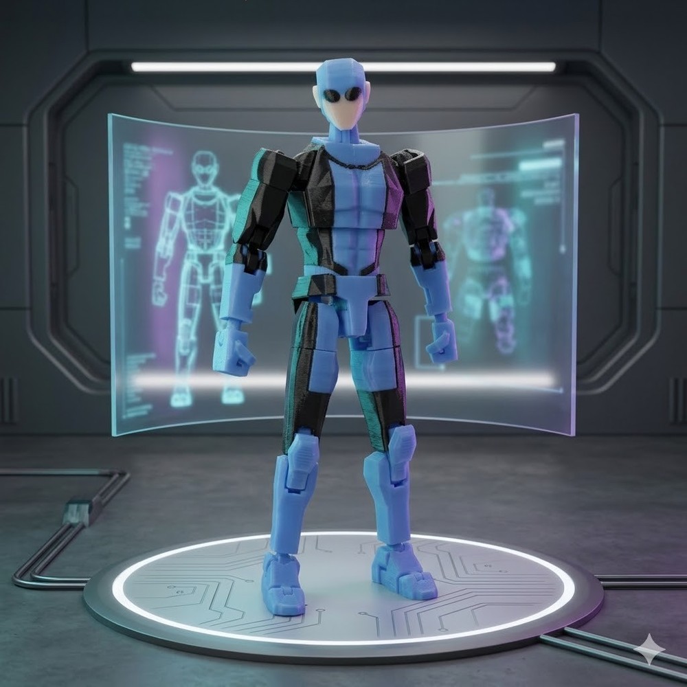 FlaxanMark T13 Mark Grayson Action Figure 9L3D Printed Dummy13 Anime Collectible