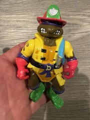 TMNT Hose ’em Down Don Firefighter Figure Vintage With Extinguisher