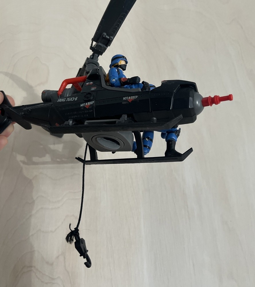 G.I Joe Cobra FANG Winch Add-On Helicopter 3D Printed Custom