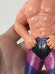 WWF LJN Superstars 1989 Rick Rude Black Card Wrestling Action Figure
