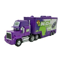 2Pcs Disney Pixar Cars No.68 N2O Cola Lee Hauler Truck 1:55 Diecast Toys Set New