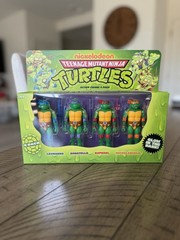 Super7 SDCC 2026 TMNT Turtle 4-Pack Glow in the Dark Figures Leo Don Raph Mikey