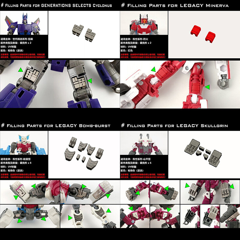 Filler Upgrade Kit For Legacy Skullgrin Crankcase Bomb Buss Clampdown Minerva
