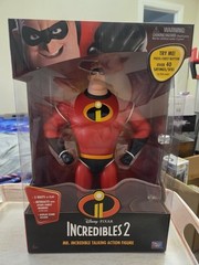 DISNEY PIXAR INCREDIBLES 2 MR INCREDIBLE TALIKING ACTION FIGURE Toy NEW SEALED