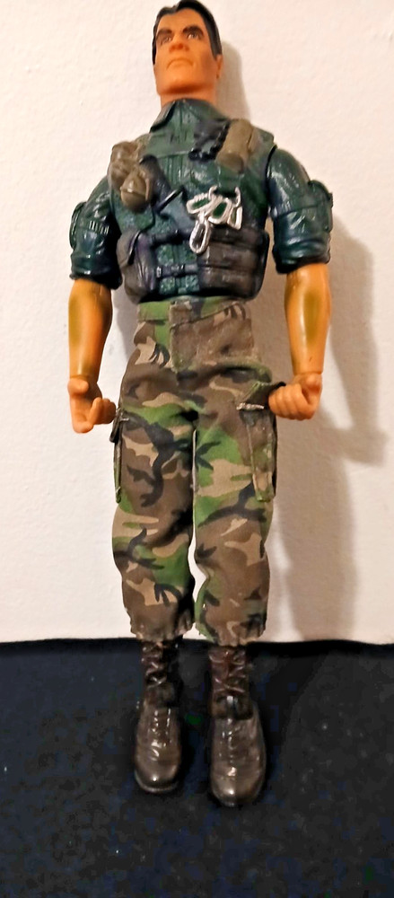 Lanard Toys 12″ Soldier Action Figure 2003 Molded on Top