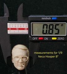 1:12 1:10 1:9 1:6 JAWS CHIEF MARTIN BRODY CUSTOM HEAD SCULPT UNPAINTED