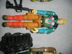 Vintage 1980s Action Figure Accessories Weapons Lot G.I. GI Joe Cobra ARAH 3.75