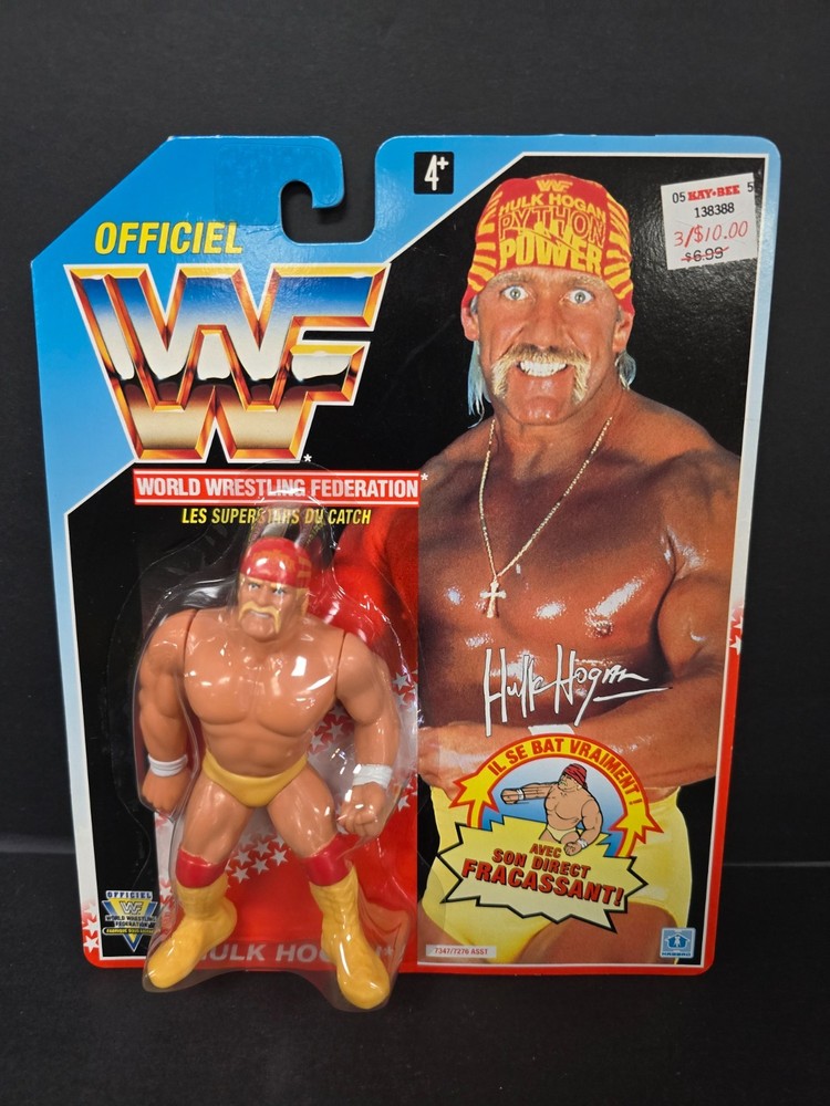 Vintage Hasbro WWF (1993) Hulk Hogan ITALIAN/ITALY Ver. MOC