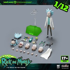 HIPLAY Fondjoy Morty Smith / Rick Sanchez 1/12 Scale Action Figure