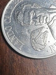 VINTAGE KENNER STAR WARS 1985 POTF POWER FORCE LANDO GENERAL LOOSE COIN