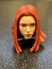 Marvel Legends BLACK WIDOW (HEAD STRAIGHT HAIR) 6″ Scale MINT (WINTER SOLDIER)