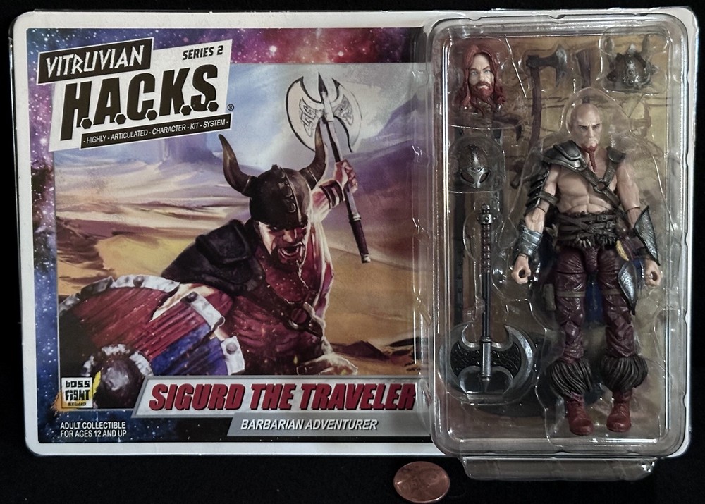 2022 BOSS FIGHT STUDIO Vitruvian H.A.C.K.S. Sigurd Barbarian Adventurer