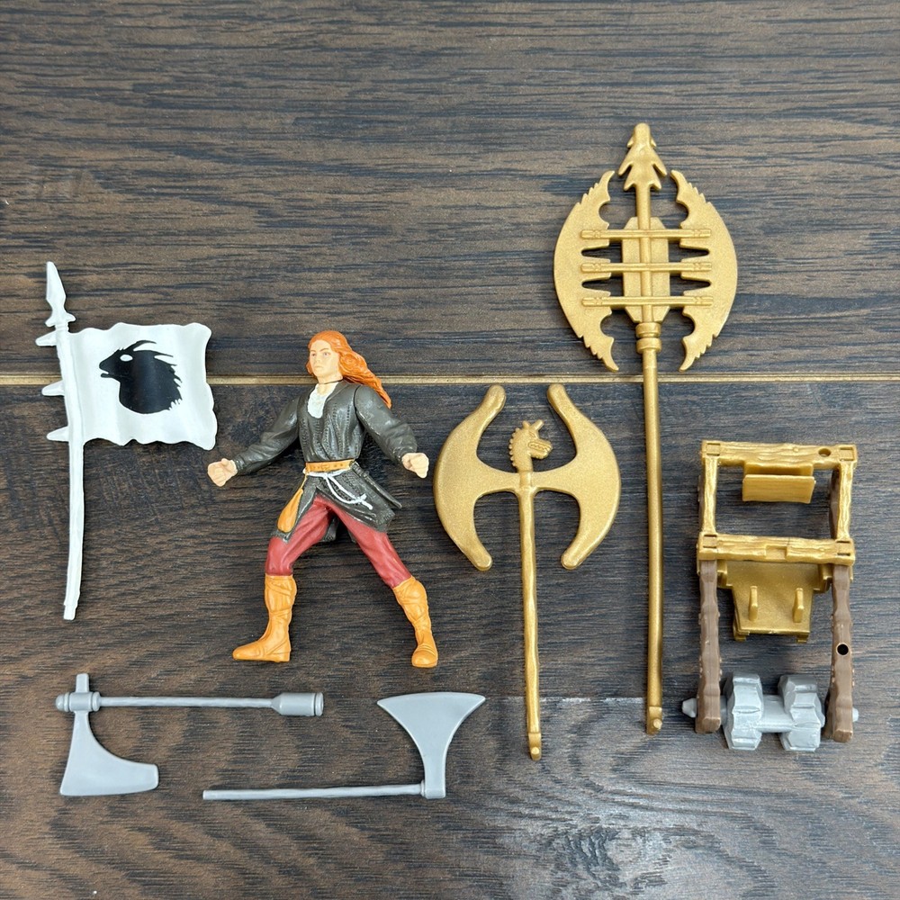 Kenner Dragonheart KARA W/ Axe Chopping Cart Vintage Action Figure – Complete