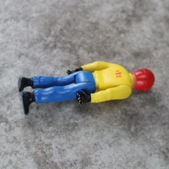 VTG Adventure People Fisher Price action figure toy 1976 stuntman motorcycle