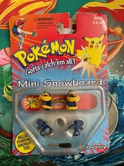 Sealed Pokemon Pikachu Red background Finger Mini-Snowboard XConcepts 