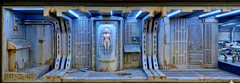 Custom 1:18 1:12 Space Ship Hallway Corridor Diorama 6pc Modular Room