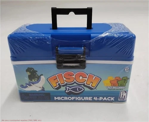 PhatMojo Fisch Collectible Action Figure Playset BLUE