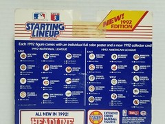 MATT WILLIAMS – San Francisco Starting Lineup SLU MLB 1992 Figure, Poster, Card