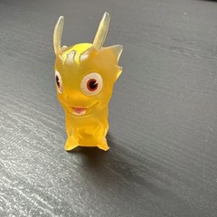 RARE Burpy Dragon SOTERA Semi Translucent Amber Variant 2012 Figure Jakks Pacifi