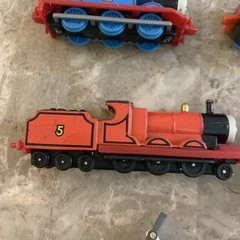 Vintage ERTL Thomas the Tank Engine Diecast Train Lot of 7 80s 90s Harold Gordon