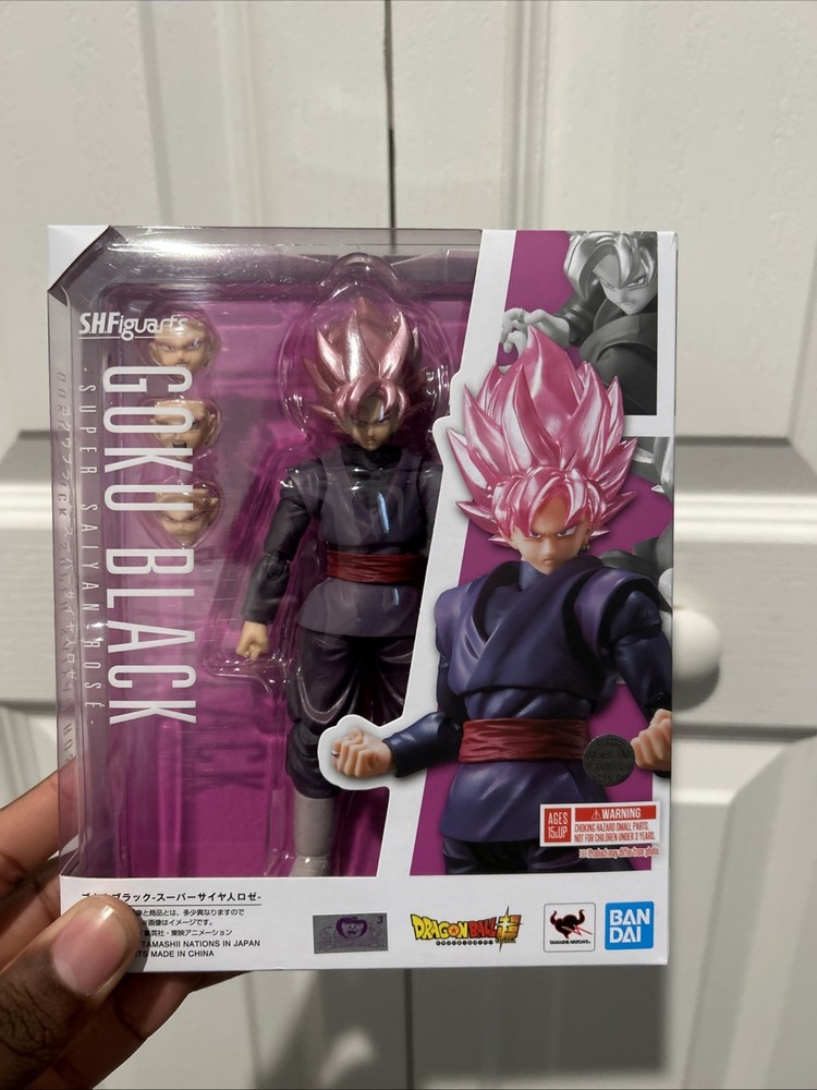 Bandai SHF S.H.Figuarts DragonBall Z Goku Black Super Saiyan Rose Figure