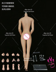JIAOU DOLL JOQ-10D 1/6 Flexible Female Seamless Large Breast Body 12″ Figure