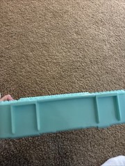 Disney Doorables Series 5 Blue Aqua Collector Case Display Pink Glitter Handle